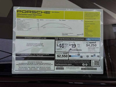 2026 Porsche Cayenne Turbo E-Hybrid