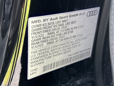 2023 Audi RS Q8 Base