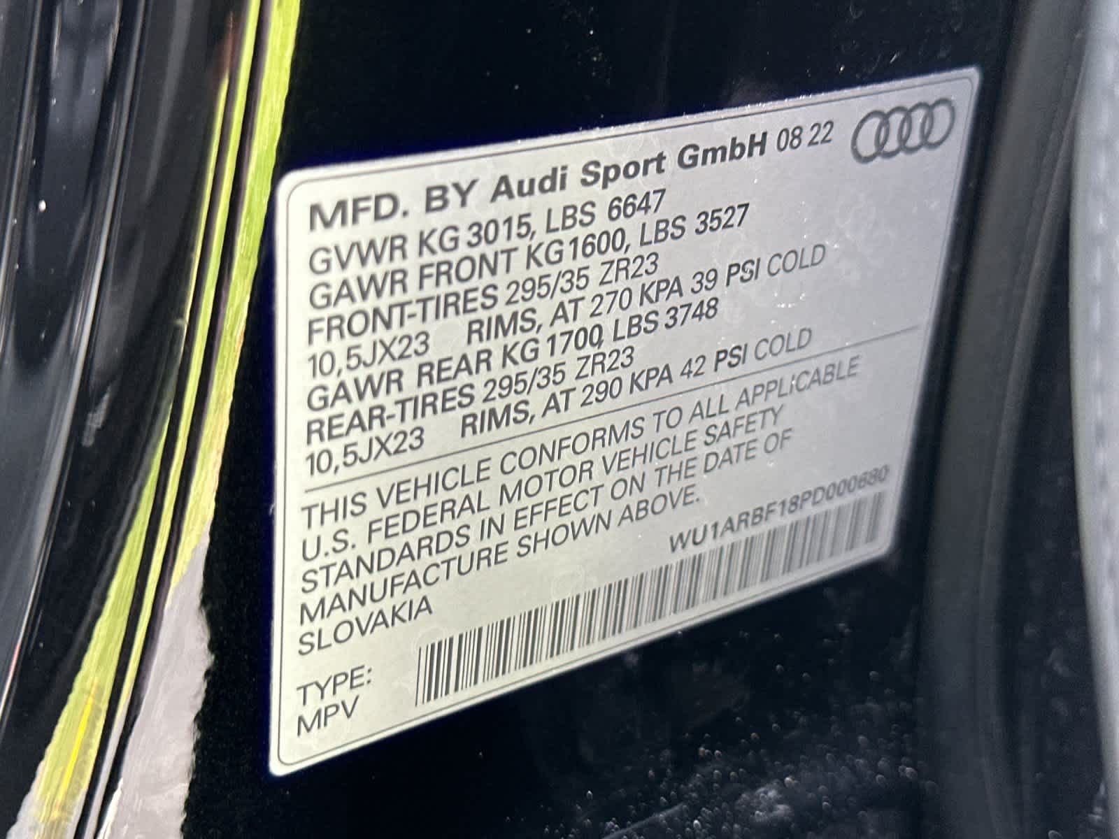 2023 Audi RS Q8 Base