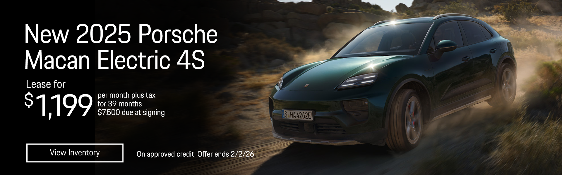 New 2025 Porsche Macan Electric 4S