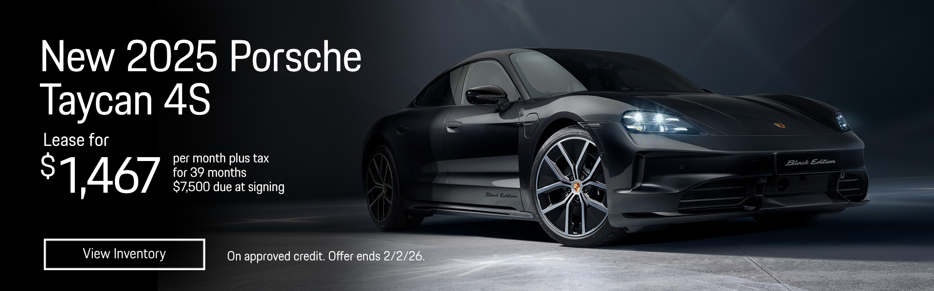 New 2025 Porsche Taycan 4S