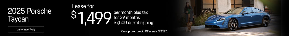 New 2025 Porsche Taycan