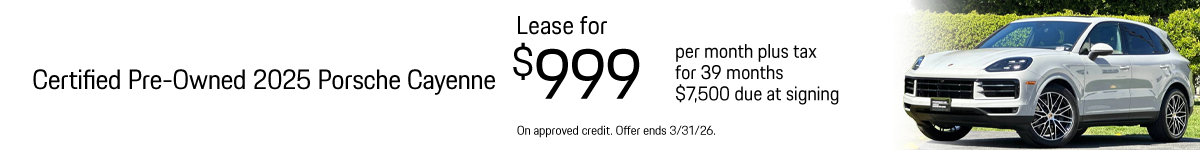 Certified Pre-Owned 2025 Porsche Cayenne