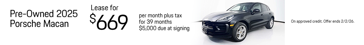 Pre-Owned 2025 Porsche Macan