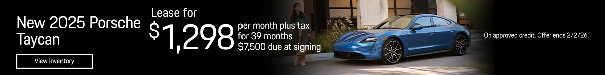 New 2025 Porsche Taycan