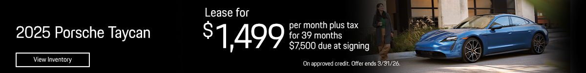 New 2025 Porsche Taycan