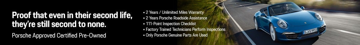 Porsche Approved Certified Pre-Owned